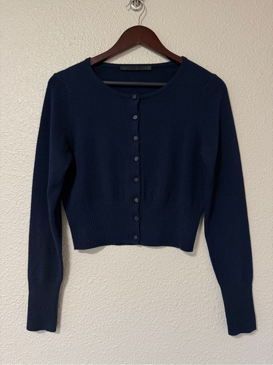 Jenni Kayne Sweaters - Jenni Kayne Cashmere Finley Cardigan Cropped Cardigan Effortless Chic S/M Navy